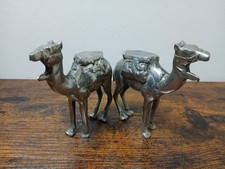 Pair of Metal Camel Figurine