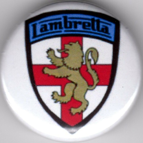 Lambretta pin button badge - lambretta,