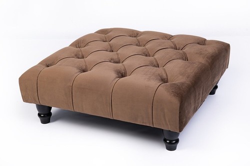 Brown chesterfield upholstered - chesterfield,