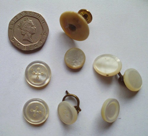 Mixed lot antique mother of - mixed,