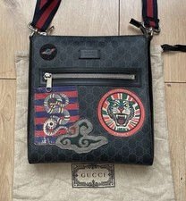 Gucci Messenger Courier Bag 100% Authentic 474137 Large With Dustbag RRP £1800
