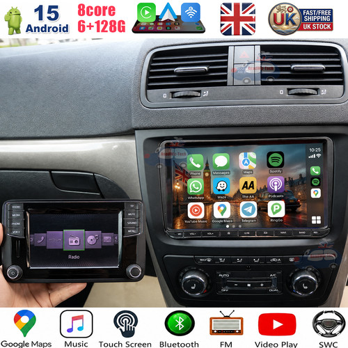Car head unit for skoda - 9",