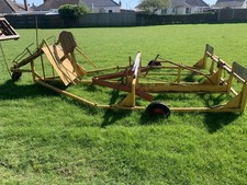 Flat 8 bale sledge used but in