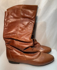 Dune Leather Slouch Boots UK 3