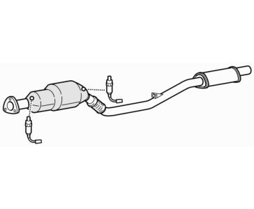 Approved front pipe - front,