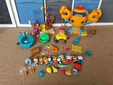 Octonauts bundle Octopod, Shipwreck Pirate Ship, Gup A, Gup E, Gup D and figures