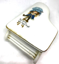 Vintage Petticoat & Pantaloons Porcelain Piano Jewellery 1970 2 x 2.5"