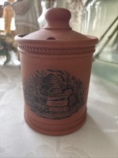 Terrecotta honey pot ceramic - terrecotta,