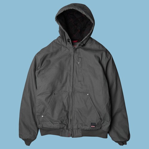 Vintage workwear hooded jacket - vintage,