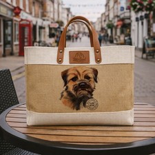 Border Terrier Tote Bag Large