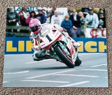 Isle of Man TT races photograph. Steve Hislop. 1990's