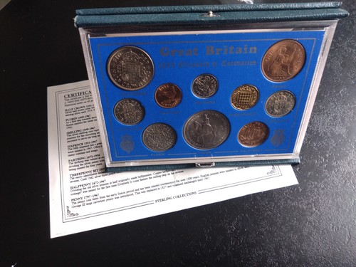 1953 coronation crown - 1953, set