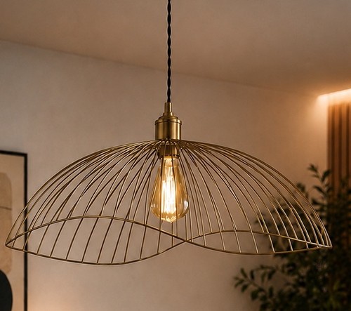 Copper gold wire shade only - wire,