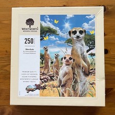 Meerkats - 250 piece Wentworth wooden puzzle animals savannah COMPLETE