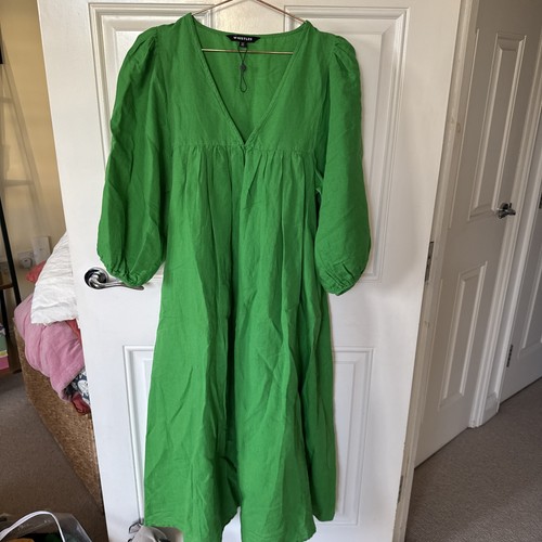 Whistles rich linen - midi, dress
