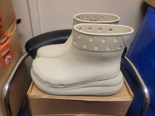 Crocs crush rain boots bone - crocs,