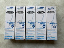 5x Samsung Waters Filters For refrigerators For Model HAF-CIN/EXP New In Boxes.