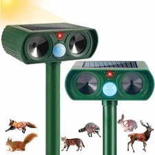 2pcs Outdoor solar powered