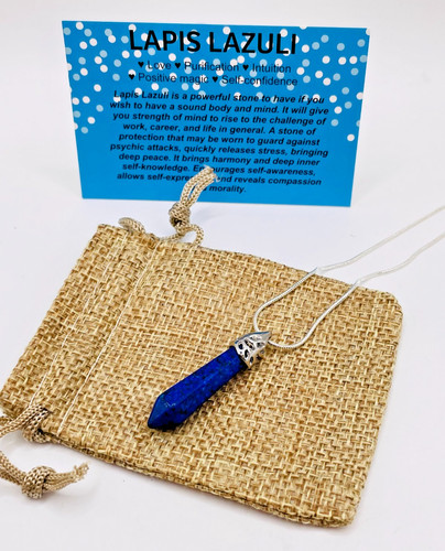 Blue lapis lazuli - blue,
