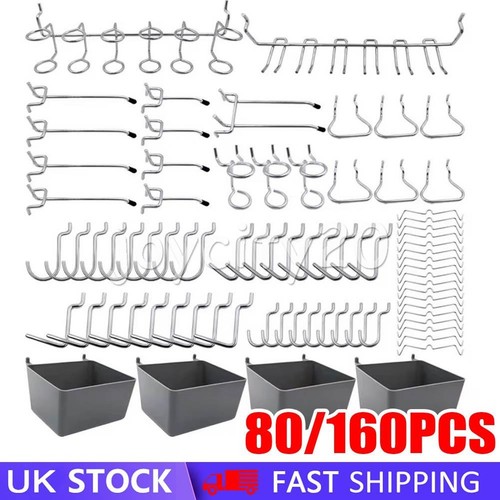 160pcs peg board hooks - 80-160pcs,