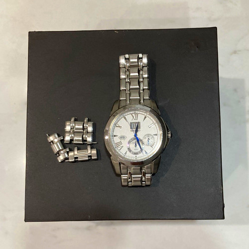 Men chronograph wristwatch - chronograph,