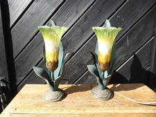 Vintage floral lamps made - lamps,