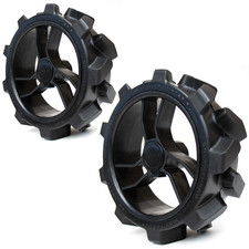 GOLFSTREAM POWAKADDY GOLF TROLLEY WINTER WHEELS X 2 - FIT ALL POWAKADDY TROLLEYS