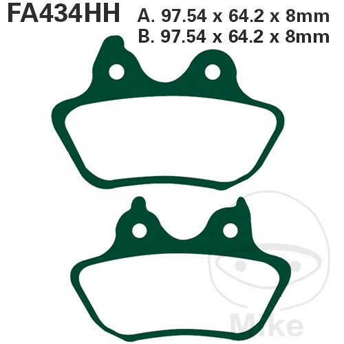 Brake pads for 2007 - 2007, harley