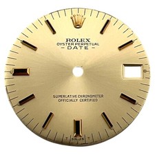 Genuine Rolex Oyster Perpetual Date 31mm Dial Champagne Gold 68273