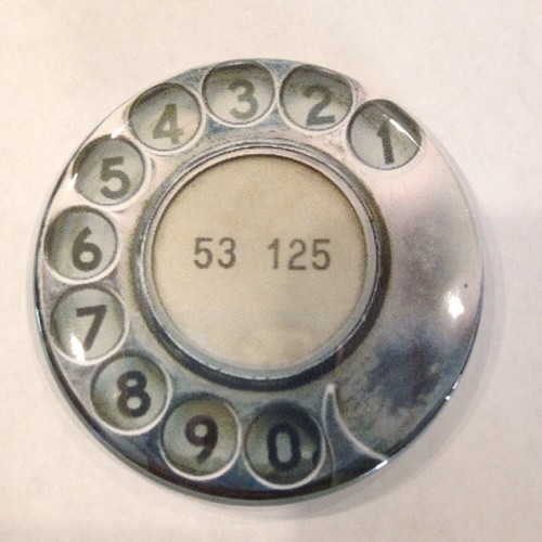Phone dial fridge magnet - dial,