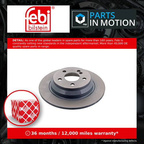 Brake discs pair - discs, solid