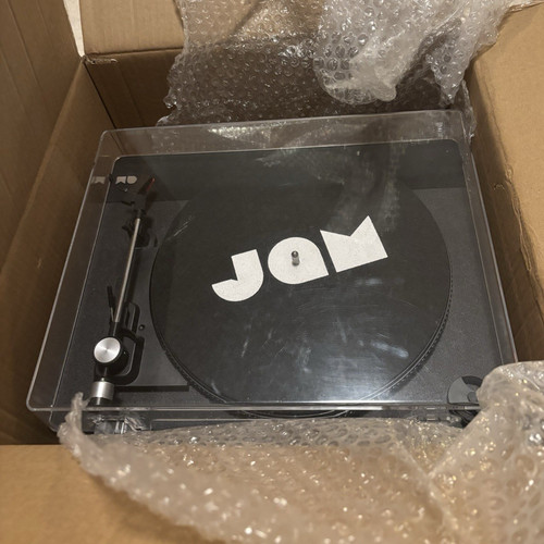 Jam black turntable record - black,