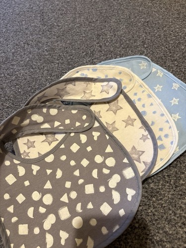 Primark baby cotton bibs lot - primark,