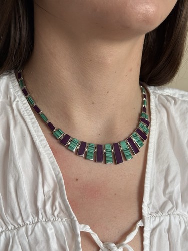 Silver 925 collar necklace - collar,