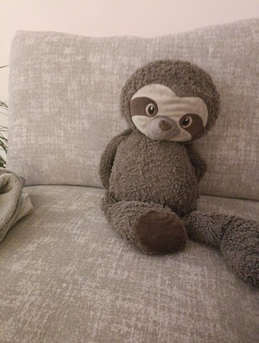 Stuffed sloth - stuffed, sloth.