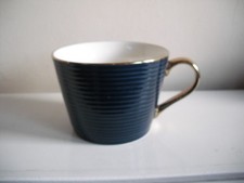 Fox And Ivy For Tesco Dark Blue Ribbed  Mug