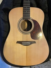 Vintage brand V900N acoustic guitar-Hardly used with soft case and tuner