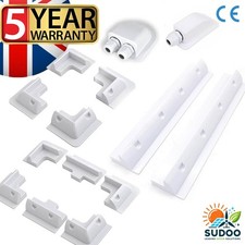 Solar Panel Mounting Bracket ABS White for Caravan , Motorhome Boat No Drilling