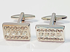 CUFFLINKS PLATINUM PLATED