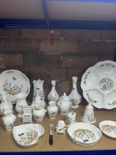 Vintage Aynsley Pembroke Bone High End China England Blue Bird Set Of  20