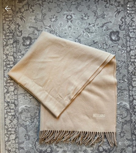 Moschino beige scarf - beige,