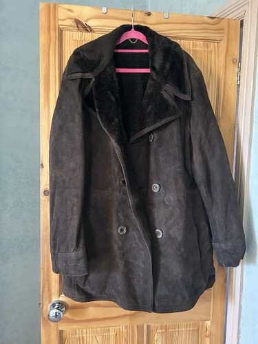 Vintage shearling coat - vintage,