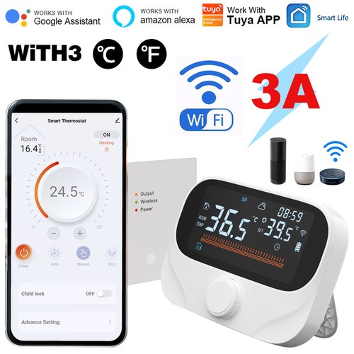 Wifi smart thermostat - rf,