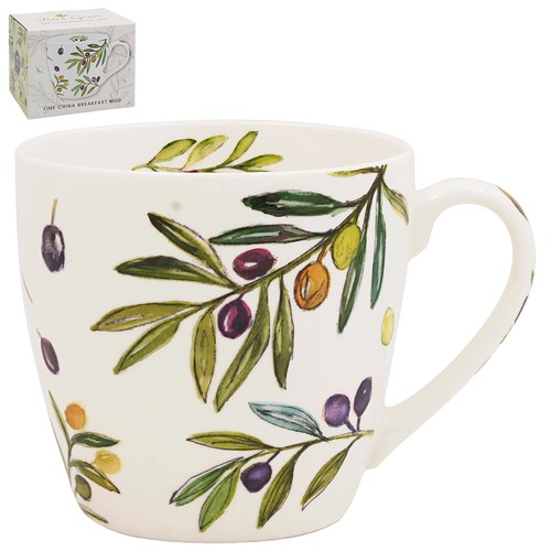 Breakfast mug green olive - breakfast,