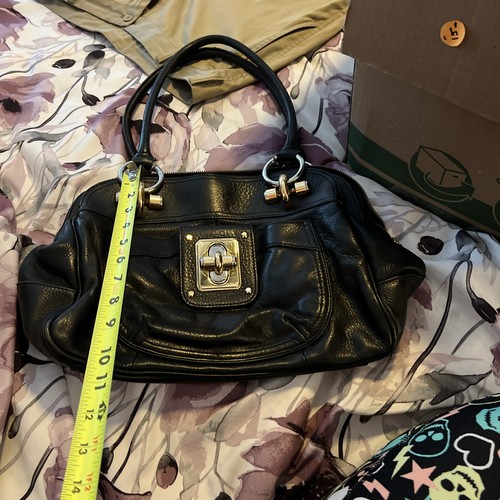 Makowsky black leather zip - makowsky,
