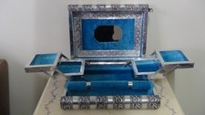 Silver Embossed Jewellery Box