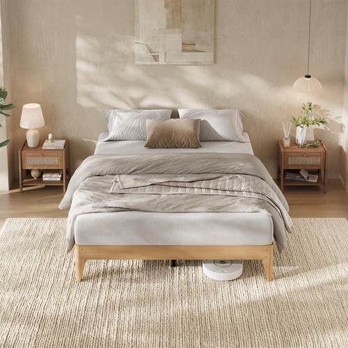 4ft 6in double solid wooden - 6in,