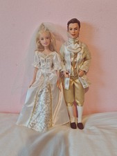 Mattel Barbie Ken The Island Princess Rosella Prince Antonio Wedding Doll Set