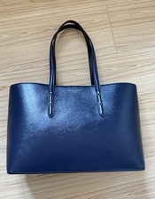 New Aspinal of London Blue Regent Tote Bag RRP:£450
