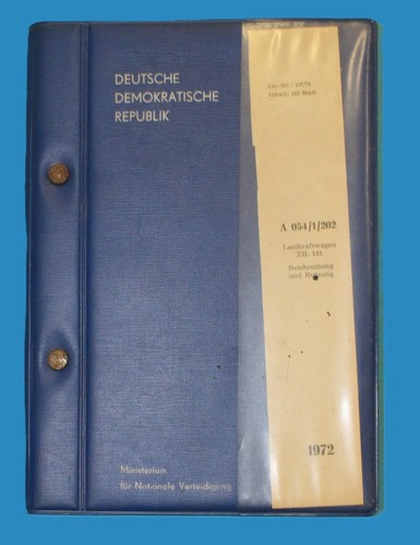1972 technical manual for the